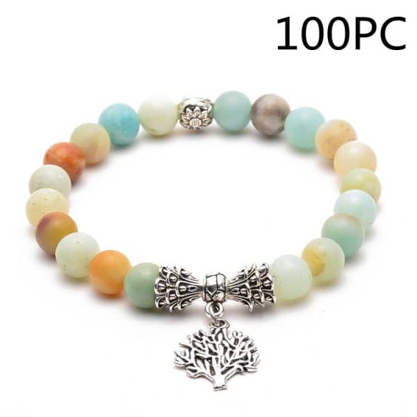 Natural lava volcanic stone bracelet