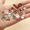 30 Christmas oil drop pendants