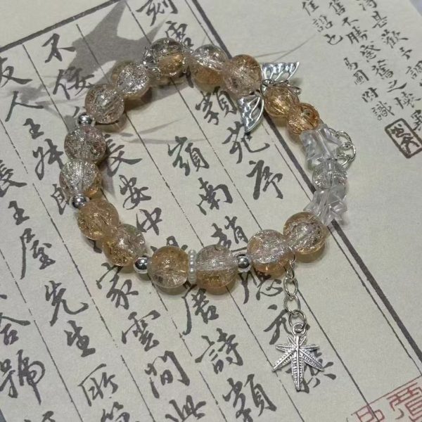 Super Fairy Lingdie Pearl Ice Transparent Bracelet
