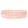 Artificial Crystal Elastic String Bracelet For Women