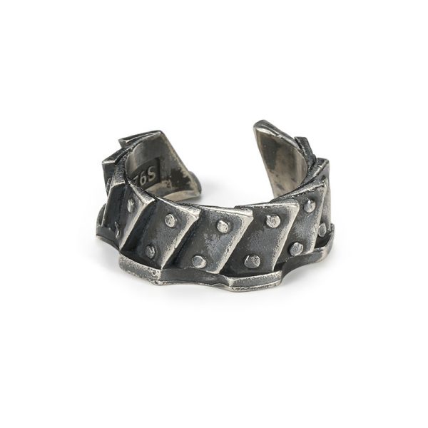 Original Motorcycle Gear Ring Men's Sterling Silver Retro