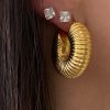 Big Circle Earrings Fashion Street Jewelry In Europe And America