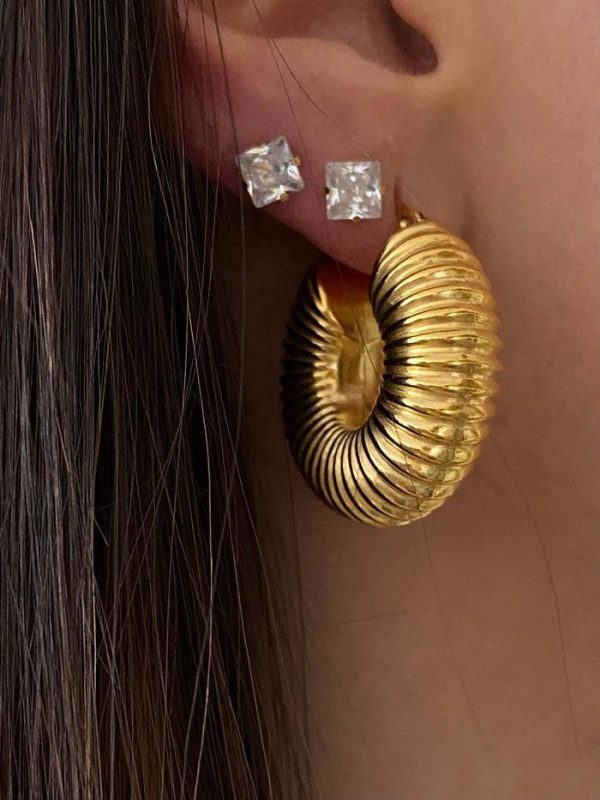 Big Circle Earrings Fashion Street Jewelry In Europe And America