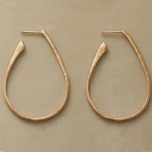 Circle Simple And Stylish Earrings Minority All-match Ear Ring