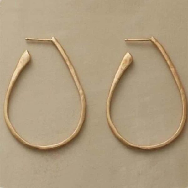Circle Simple And Stylish Earrings Minority All-match Ear Ring