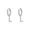 Women's Korean Style Small Earrings Half Circle