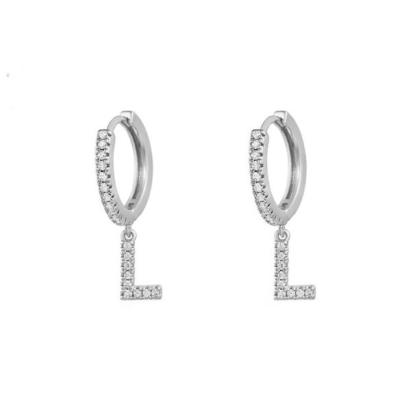 Women's Korean Style Small Earrings Half Circle