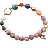 Eight Planets 12 Constellation Bracelet Natural Stone Hemp Stone