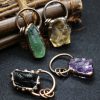 Jewelry Niche Personality Crystal Rough Stone Pendant Necklace