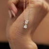 Sweet Fashion Fashionmonger Adorable Pet Kitty Gem Pendant Clavicle Chain