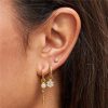 Fashion Ins Style Flower Earrings 3-piece Combination Set