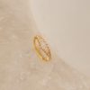 S925 Sterling Silver Simple Fashion Organ Ring Personality