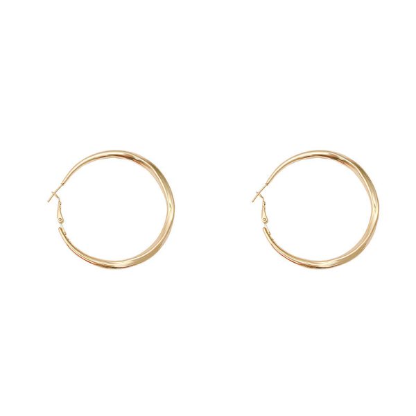 Senior Retro Earrings Women's Big Circle