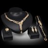 Ethnic Style Alloy Necklace And Earrings Four-piece Jewelry Set