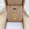 6cba3045-f339-4dcd-8bfc-87f2b5fad27d.jpg Gold-plated Micro-inlaid Full Rhinestone Zircon Lucky Tree Light Luxury Cross-border Necklace