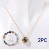 Natural Stone Beaded Necklace Set