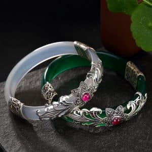 Sterling Silver Marksai Stone Inlay