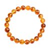 Natural Yellow Piebald Amber Bracelet Water Purification