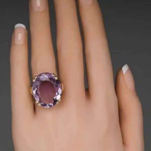 Retro Simple And Exaggerated Unique Women Ring
