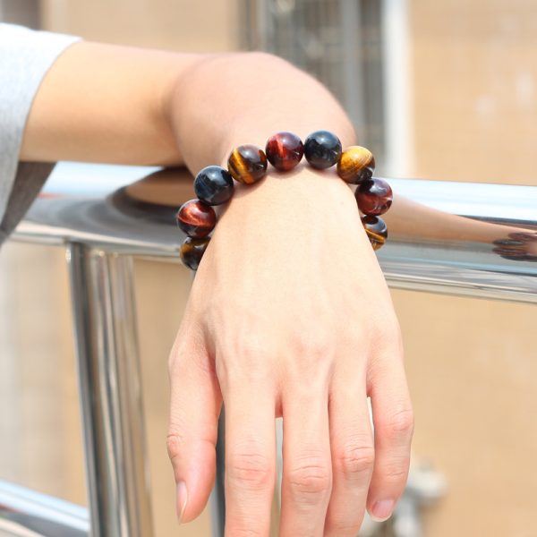 Hot Selling Fashion Jewelry Factory Wholesale Tiger Stone Round Beads