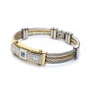 Three-ring Steel Wire Braided Hemp Rope Bracelet