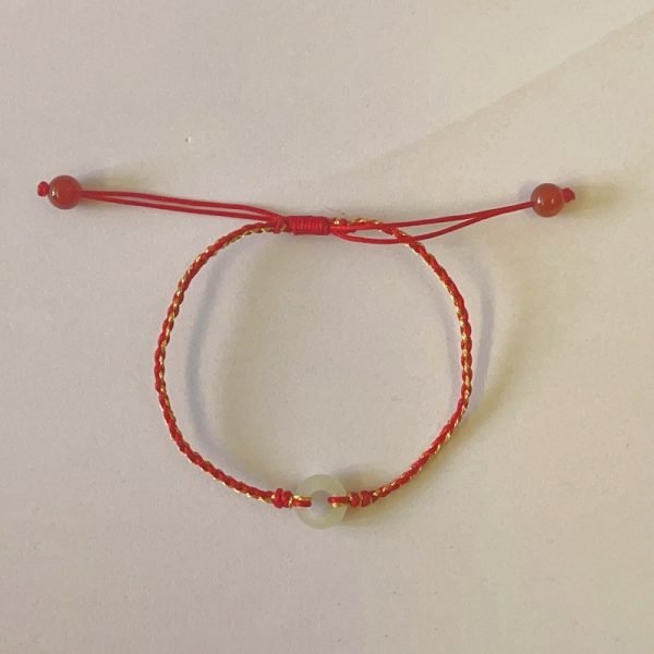 Red Rope Ankle Ring Birth Year Tiger Year Simple Braided Rope