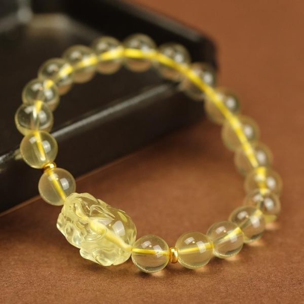 Citrine Pi Xiu Bracelet Chinese Simple