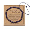 Hot-selling Lapis Spacer Beads Woven Bracelet