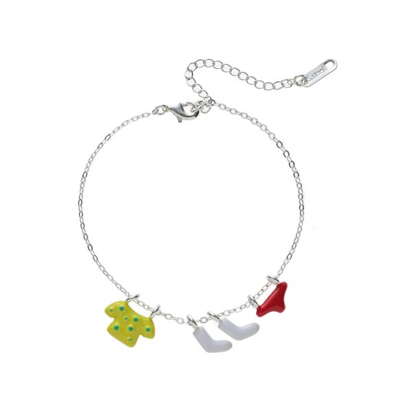 Drop Oil Color Clothes Socks Fashion Necklace Bracelet