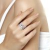 Heart French Simplicity Hollow Line Ring