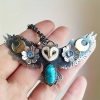 6e45939f-4f4b-4ace-9c69-359f34fe6d02.jpg Owl Flower Moon Turquoise Necklace For Women