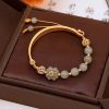 Fashion Personalized Antiquity Hydrangea Adjustable Bracelet