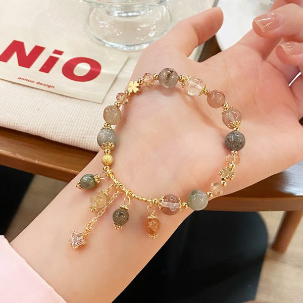 New Chinese Style Artistic Retro Super Fairy Crystal Tassel Bracelet