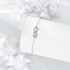 Infinite Symbol Sister Ladybro Two-tone Women's Bracelet