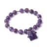 Stone Merkaba Round Bead Bracelet