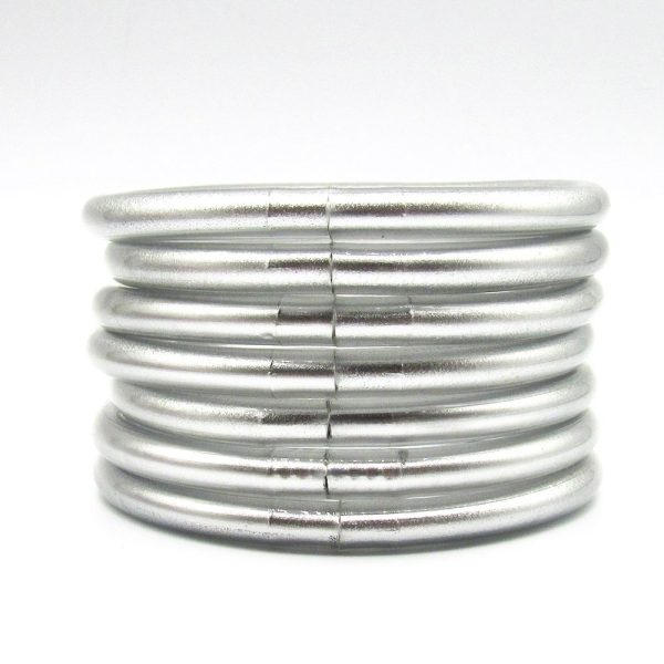 PVC Silica Gel Tube Gold Powder Bracelet