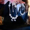 Female Vintage Double Row Crystal Bracelet