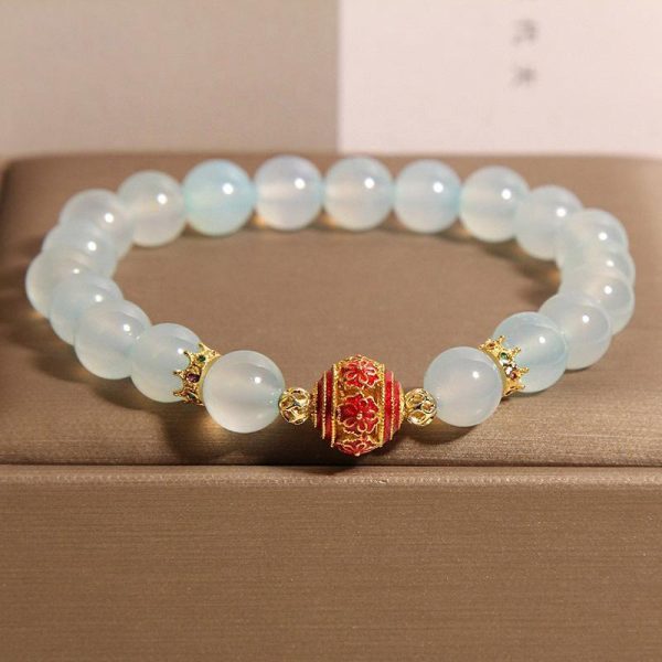 Agate Crystal Bracelet Color Lucky Beads Bracelet