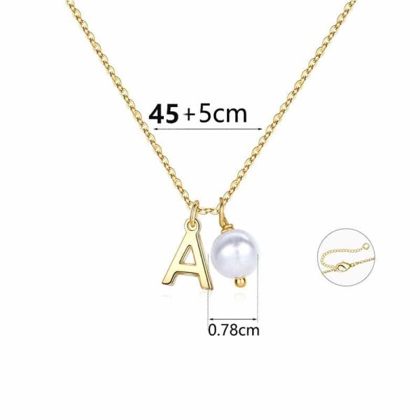 6ffbd713-61a8-480a-8481-d342b28ad63c.jpg Stainless Steel 26 Letter Double Pendant Necklace
