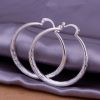 Large ear circle round ear buckle