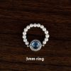 The Aquamarine Silver Pearl Bracelet Is Light Luxury And Niche