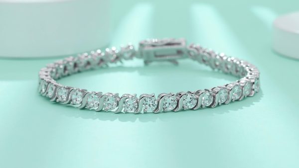 Light Luxury High-grade Fashion 925 Silver Horoscope Buckle Full Inlaid Bracelet