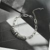 Trend Personality Circle Retro Stitching Bracelet