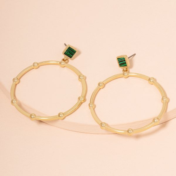 European And American Net Red New Exaggerated Fashion Geometric Circle Earrings