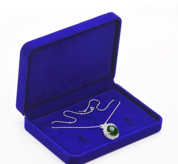 Flannel Jewelry Box Storage Box Earring Ring Pendant Bracelet Necklace Set Box