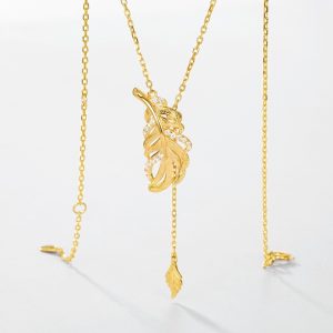 Simple Style Personalized Leaf Clavicle Chain