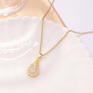 Women's Moissanite Exquisite Clavicle Chain Pendant Does Not Fade Special-interest Design
