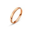 Women's Korean-style Elegant 3mm Simple Bracelet Arc Titanium Steel Ring