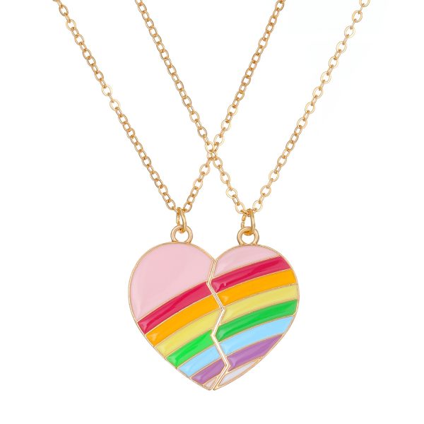 Women's Alloy Love Rainbow Necklace Regular Chain