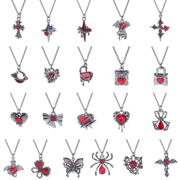 720cb562-449b-47de-be84-879082cb6a9b.jpg Dark Style Halloween Spider Bat Necklace